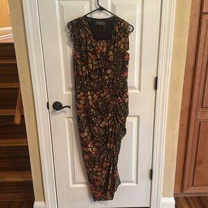 Women’s floral midi dress